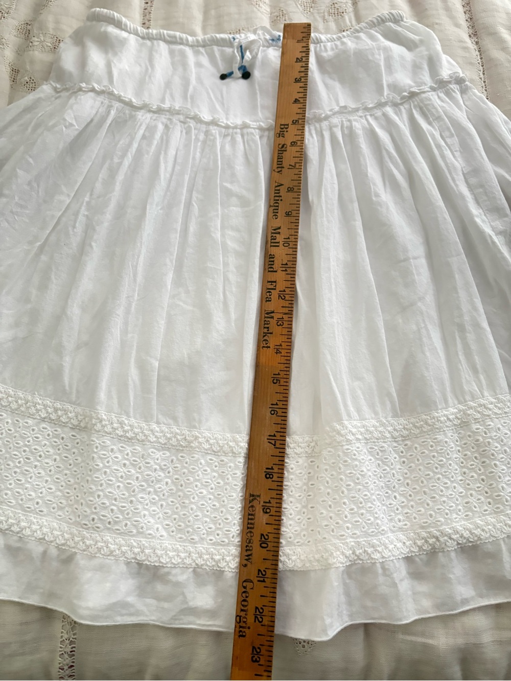 White Cotton Skirt American Eagle - Picture 3 of 7